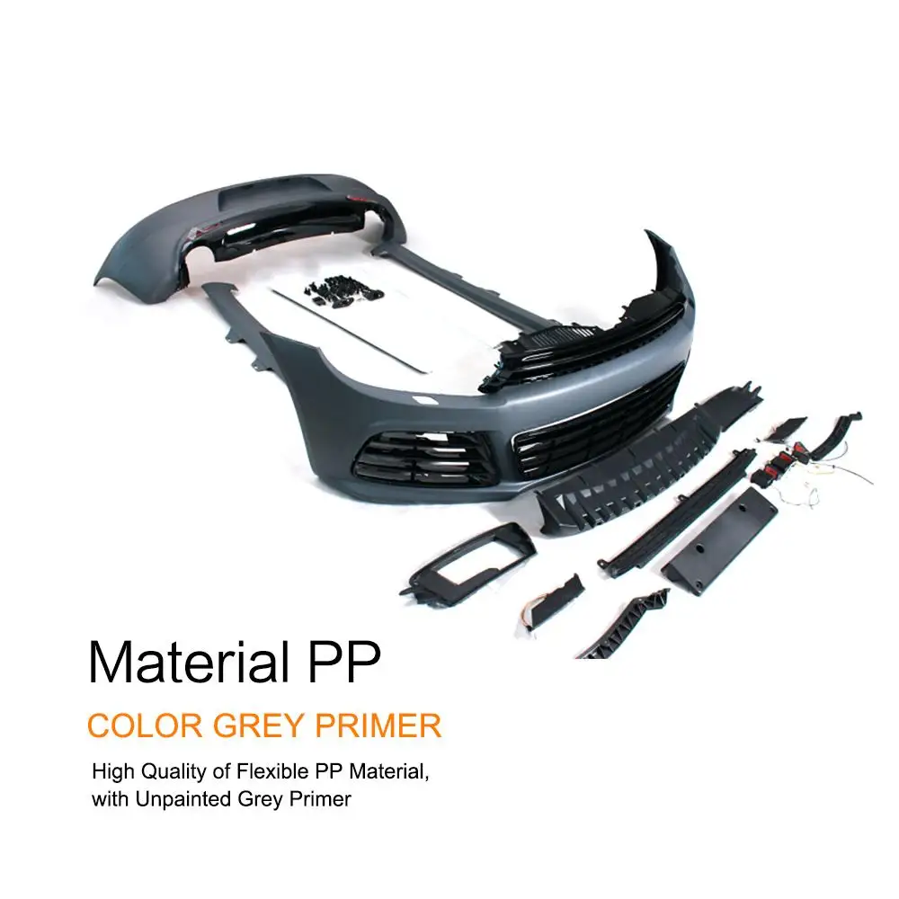 PP Unpainted Grey Car Body Kits Bumpers for Volkswagen VW Scirocco Coupe 2008 - 2013 | Автомобили и мотоциклы