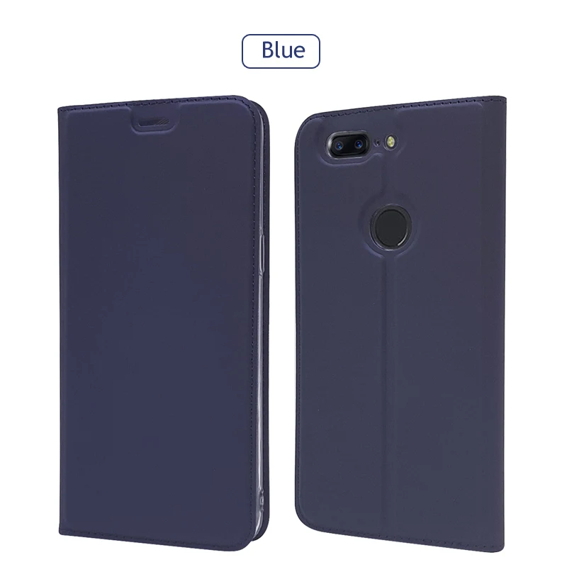 Blue ZROTEVE чехол для Oneplus 6 T 5T Чехол Флип-Бумажник кожаный чехол для One Plus 5 5T 6 T Чехол Флип Магнитный чехол Oneplus6 T чехол s - Цвет: Blue