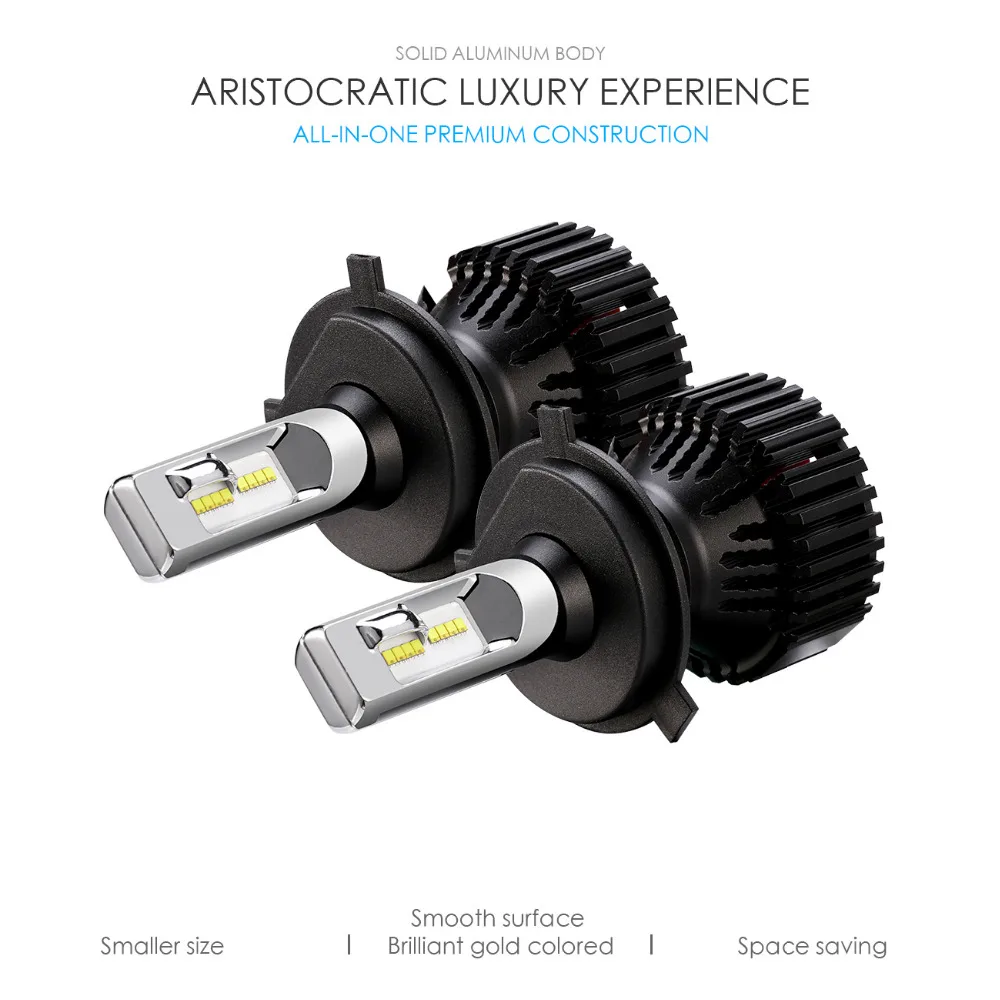 Oslamp H4 высокий низкий пучок H7 H11 9005 9006 светодиодный автомобилей головной светильник лампы 12v 24v светодиодный чипов 60 Вт 8000LM светодиодный авто фары светодиодный светильник 6500K