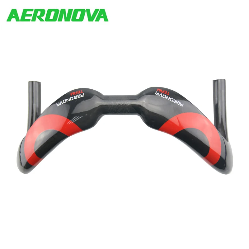 AERONOVA карбоновый руль панар штанга Sprinter падение UD глянцевая/матовая 31 8 мм 375/385