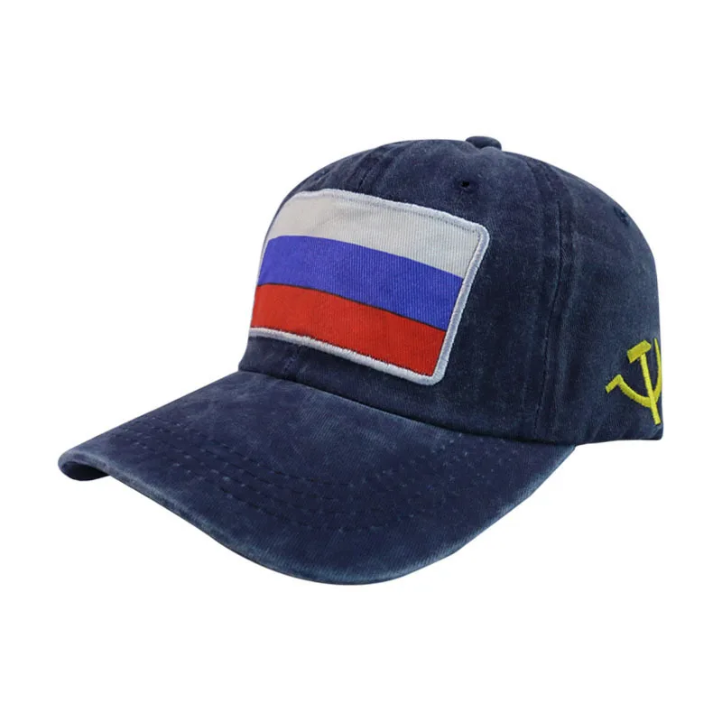 Бейсбольная кепка Winfox с вышитым флагом России в стиле поло военная Армейская