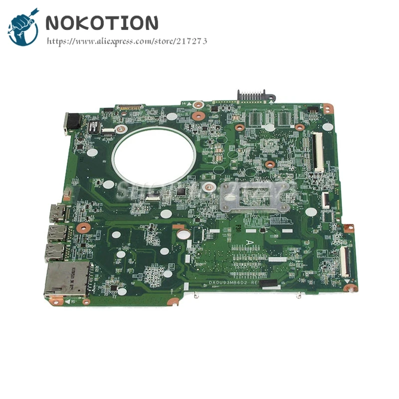 NOKOTION материнская плата для HP Pavilion 15-F ноутбука DA0U93MB6D2 E2-3800 CPU Встроенная DDR3 |