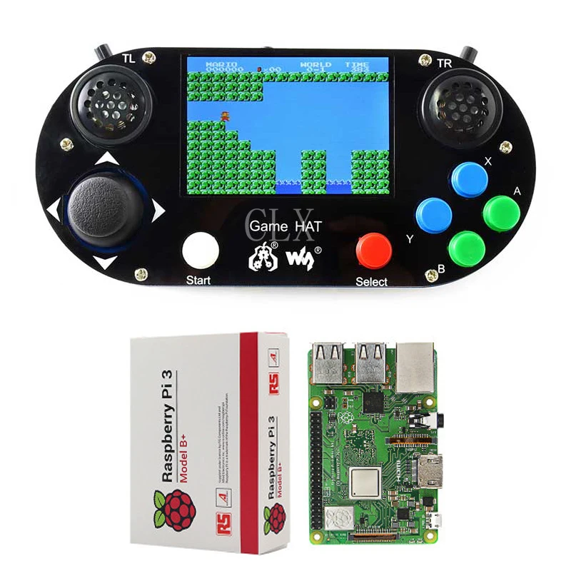 Raspberry Pi 3B + игровой ЖК-дисплей 3 5 дюймов HDMI ЖК-геймпад на плате RetroPie с Чехол и Model B |