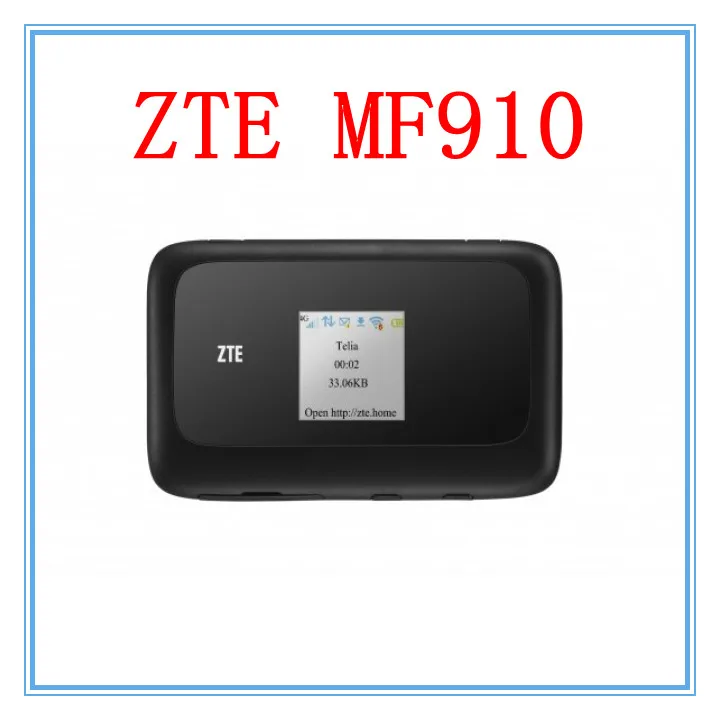 Разблокированный Wi Fi роутер ZTE MF910 LTE 4G Мобильная точка доступа сетевой 150 Мбит/с pk
