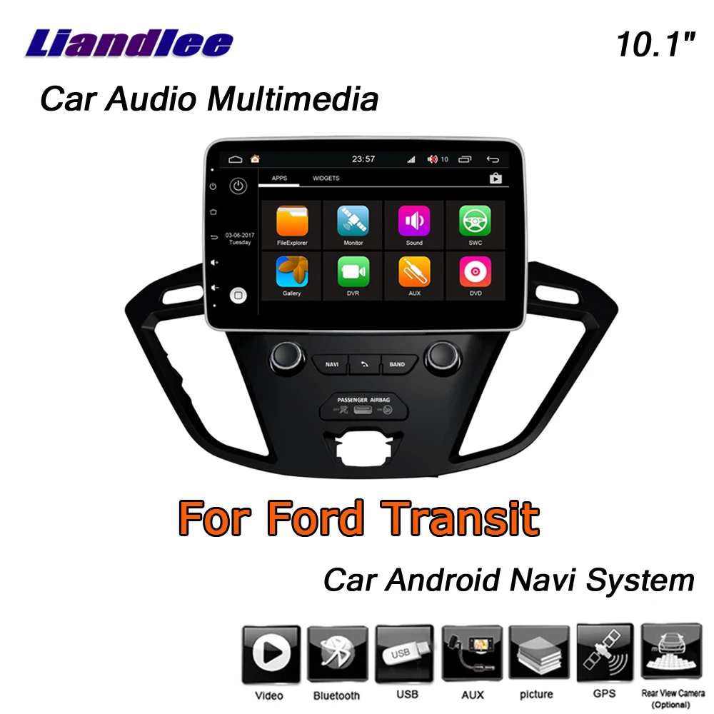 Автомобильный Аудио Видео Стерео Радио для Ford Transit Carplay камера BT FM Android мультимедиа HD экран gps навигационная система