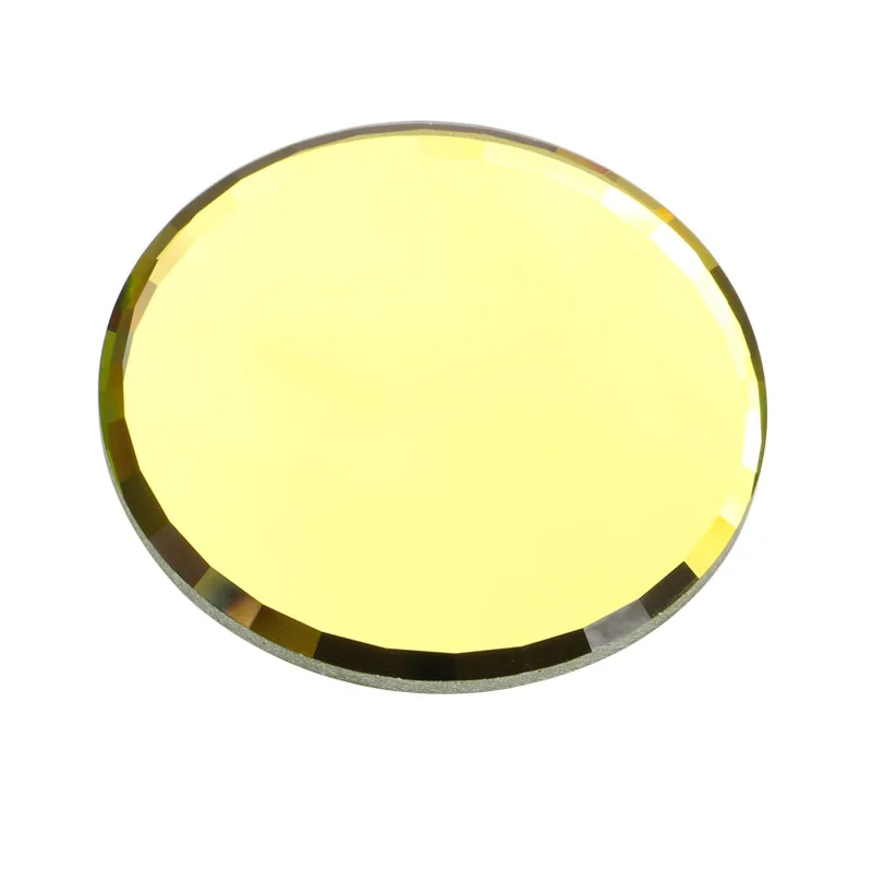 1Pc 5 Colors Mirror Glass Color Palette False Nail Tips Display Board Tool Practice Showing Shelf Manicure Art Size7mm |