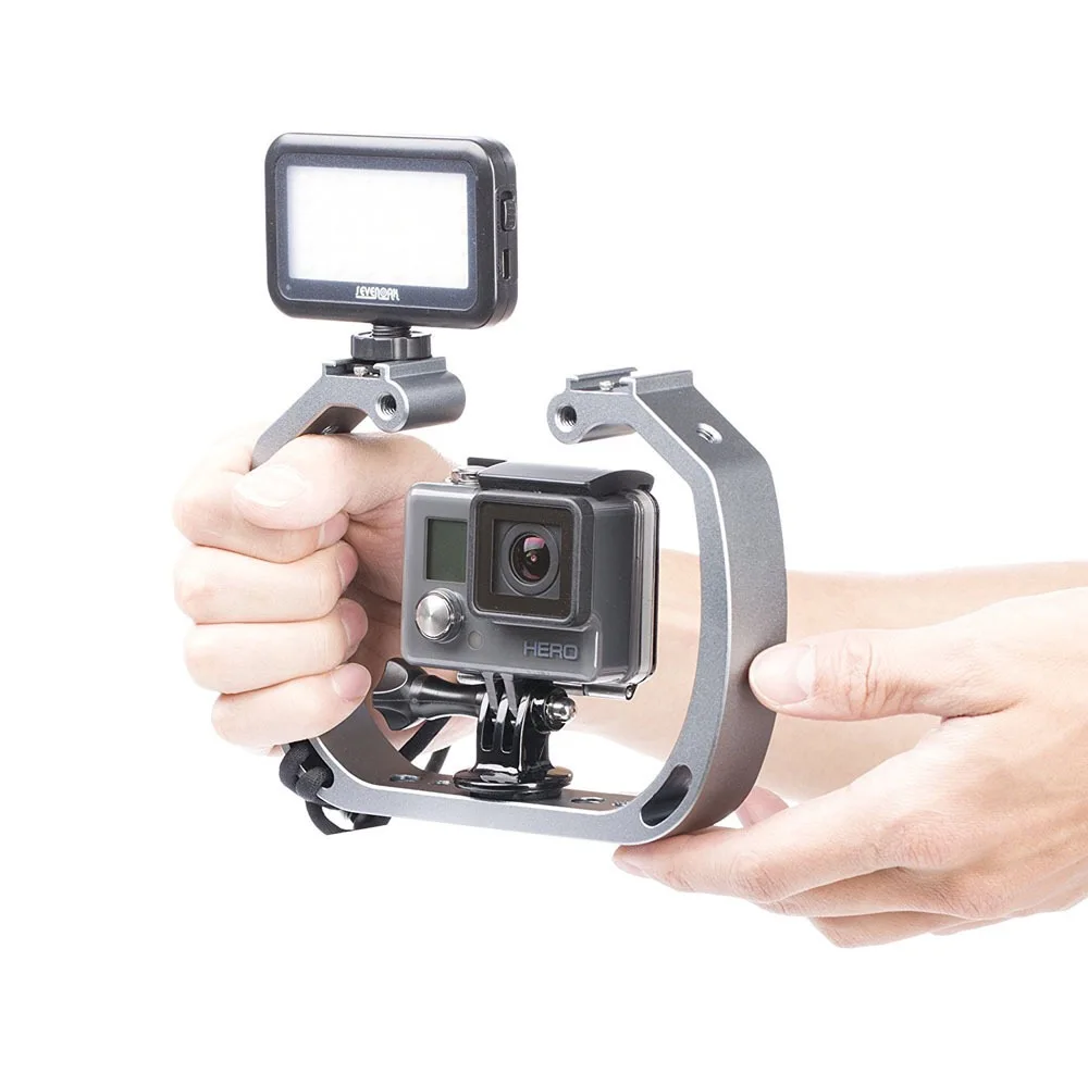

Ручной Стабилизатор видеокамеры для экшн-камеры GoPro 5 4 + 4 3 + 3 2 Sjcam Sj5000 Sj4000 для Xiaoyi