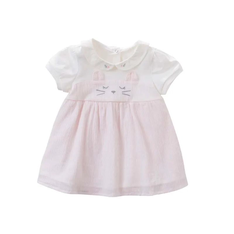 light pink Dave bella/летнее платье принцессы для маленьких девочек; детская одежда для дня рождения; детское Эксклюзивное платье; DB7192 - Цвет: light pink