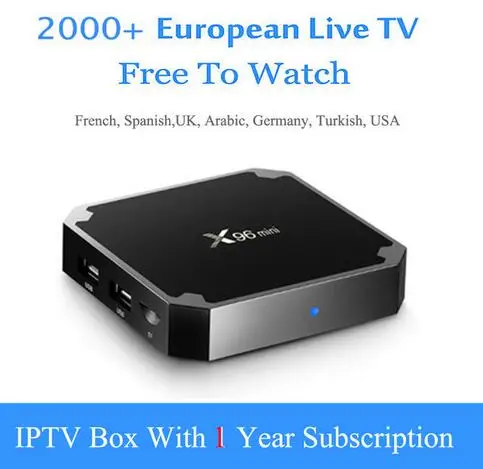 Европа IP tv французский IP tv Box Поддержка 2000+ Live tv арабский французский бельгийский IP tv подписка Live tv Android Smart tv box - Цвет: Золотой