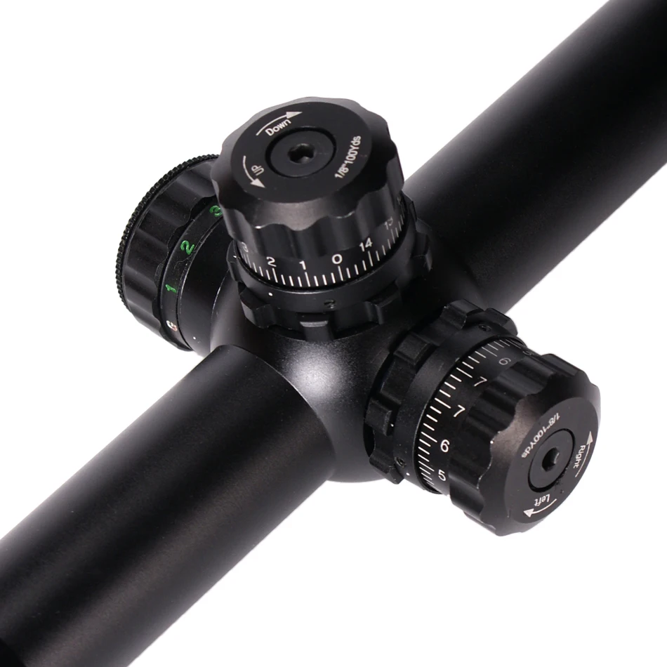 6-24x50 Tactical Hunting Scope Optics Airsoft Riflescope Weapon For Sniper AR15 Gun Sights | Спорт и развлечения