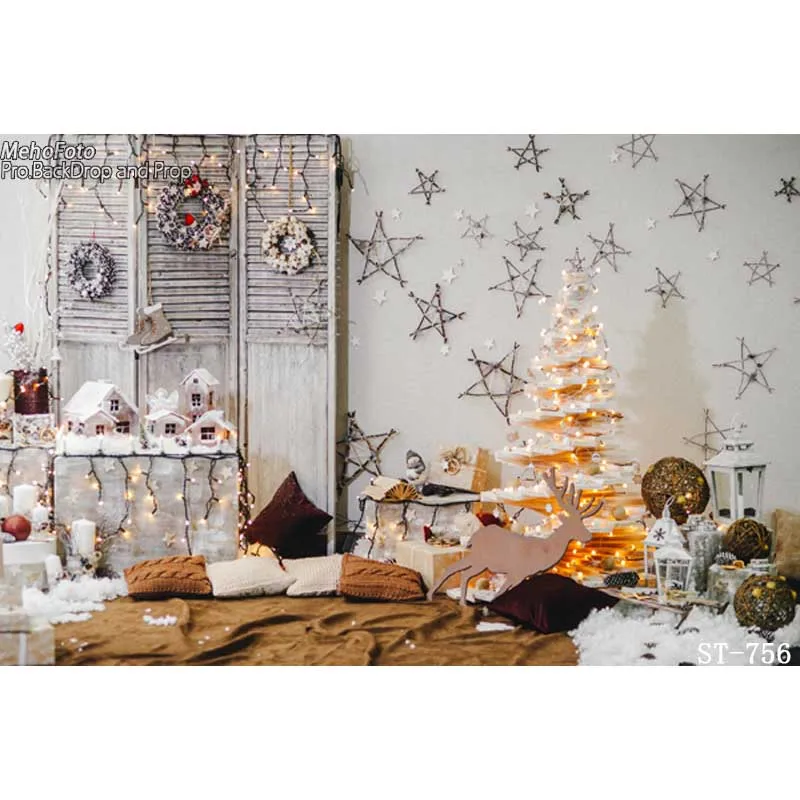 7X5ft бесшовные рождественские обои детские виниловые фоны для фотосъемки