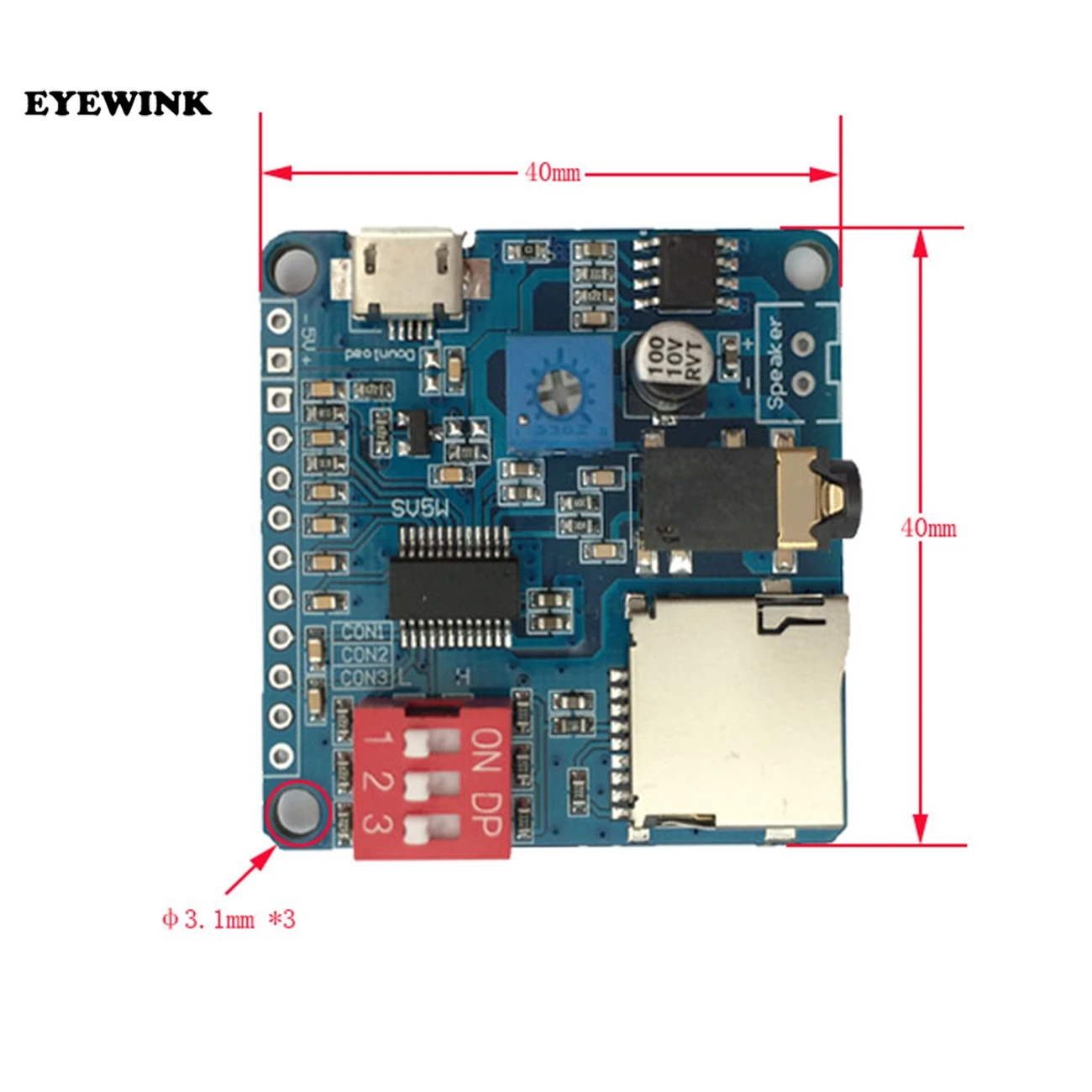 Мини-телефон DY-SV5W с MP3-плеером устройство управления последовательным портом