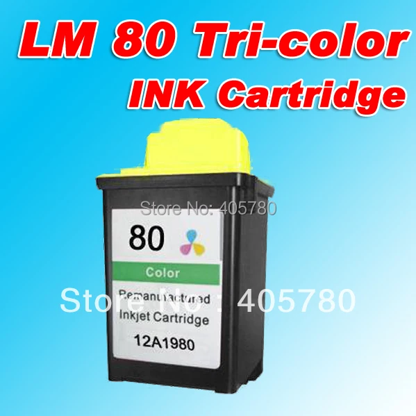 Цветной чернильный картридж LM 80 (12a80) совместимый для Lexmark 3200/5000/5700/5770/7000/7200 V/Z11/Z31/Z51