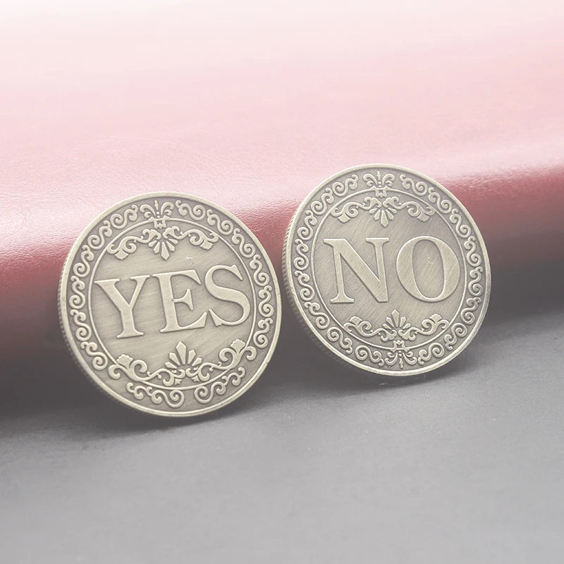 YES NO письмо украшения художественные подарки для коллекции СУВЕНИР Памятные Монеты Коллекция энтузиастов