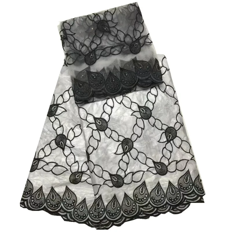 Африканский кружевной ткани Базен Riche ткань с бусинами высокое качество Getzner