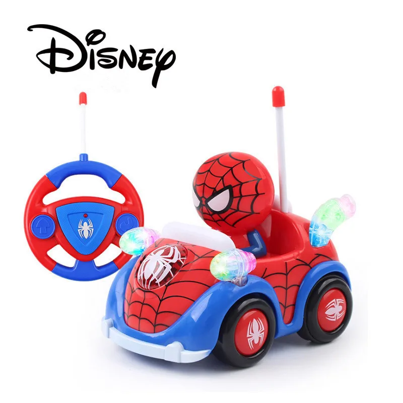 Игрушки на дистанционном управлении disney, Капитан Америка, Радиоуправляемый автомобиль, Человек-паук, электрические игрушки, автоматическая игрушка в машину, мультяшный Радиоуправляемый автомобиль, подарок на день рождения ребенка