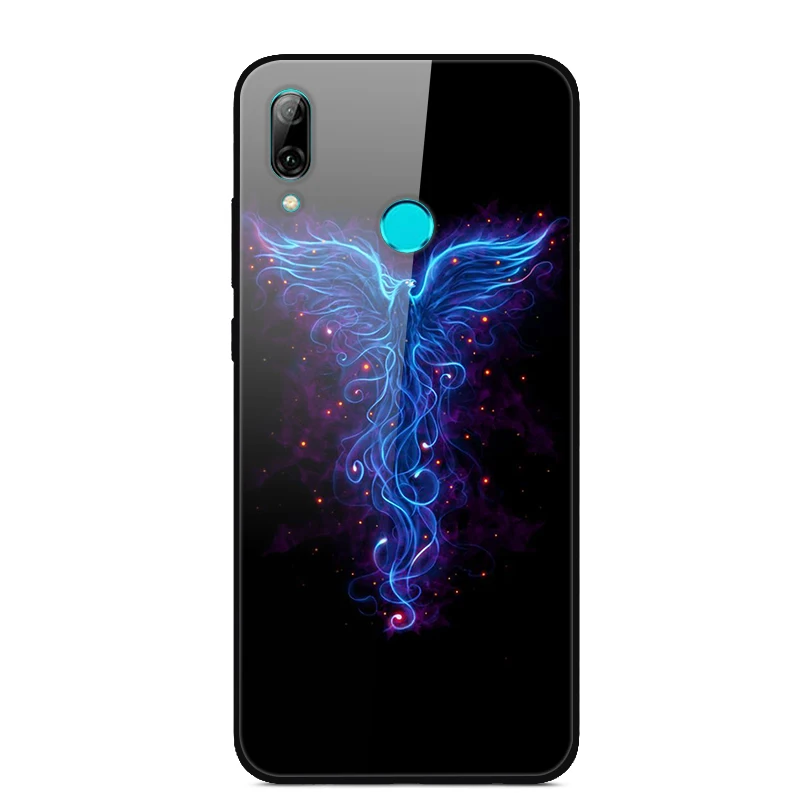 Для huawei P Smart чехол, закаленное стекло, задняя крышка, Жесткий Чехол для huawei P Smart, POT-LX1, чехол для POT-LX3, PSmart, чехол