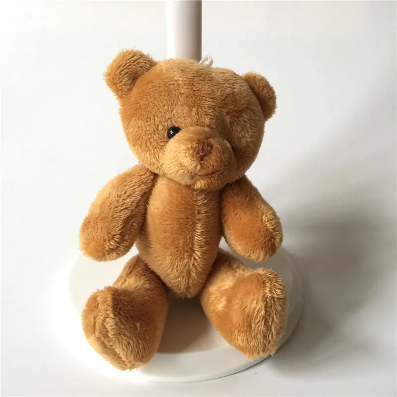 Миниатюрные плюшевые мишки Тедди милые самодельные куклы Peluche букет цветов декор