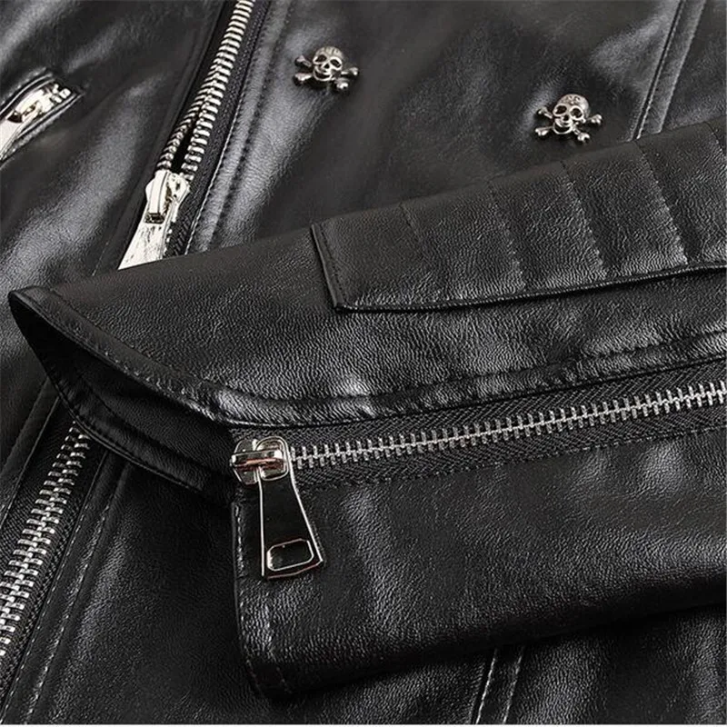 Кожаная мужская куртка с отложным воротником кожаная мужские кожаные куртки в