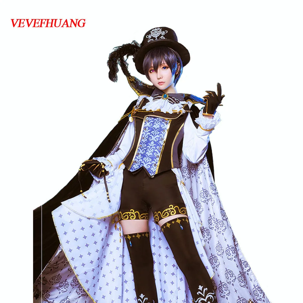 

VEVEFHUANG Black Butler Sun Awake Anime Ciel Phantomhive Cosplay Yume Halloween Masquerade Party Costume With Good Quality