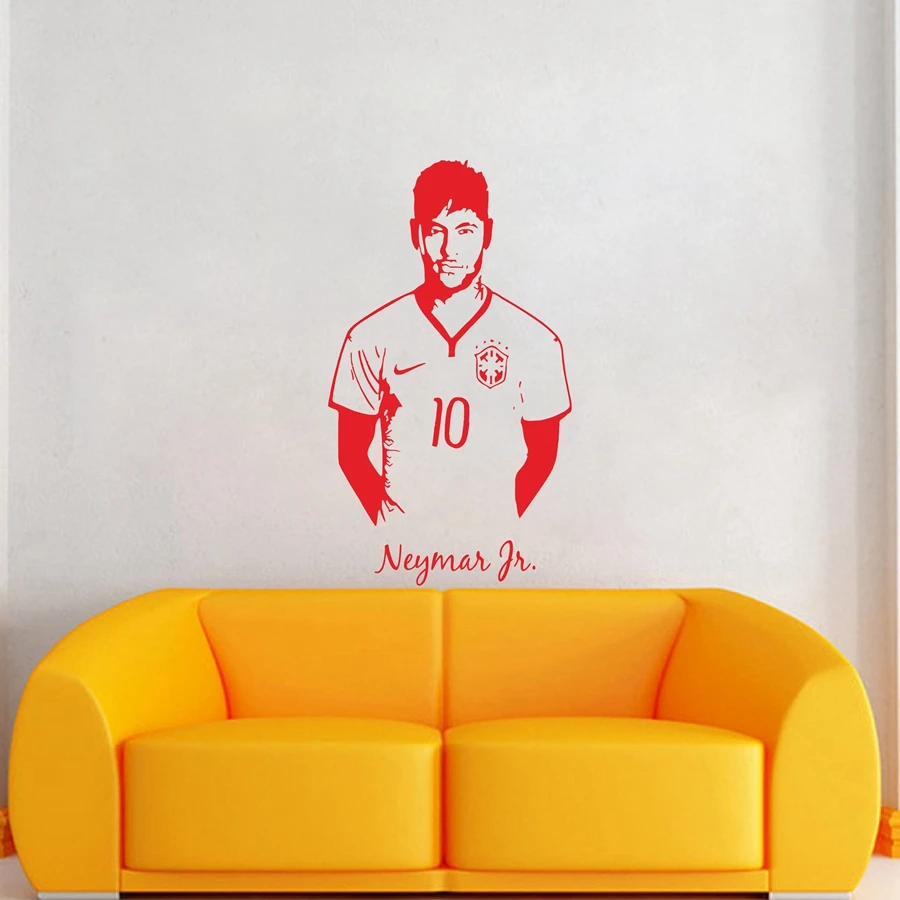 Детская Наклейка на стену в виде футбольного игрока|stickers wings|stickers stonessticker decor |