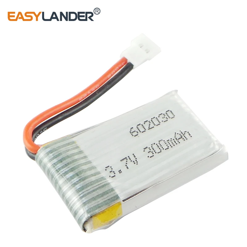 Батарея 300 mah Lipo батарея для E55 FQ777 FQ17W Hubsan H107 Syma X11C Udi U816 U830 RC вертолет 3 7 V mAH 25C XH