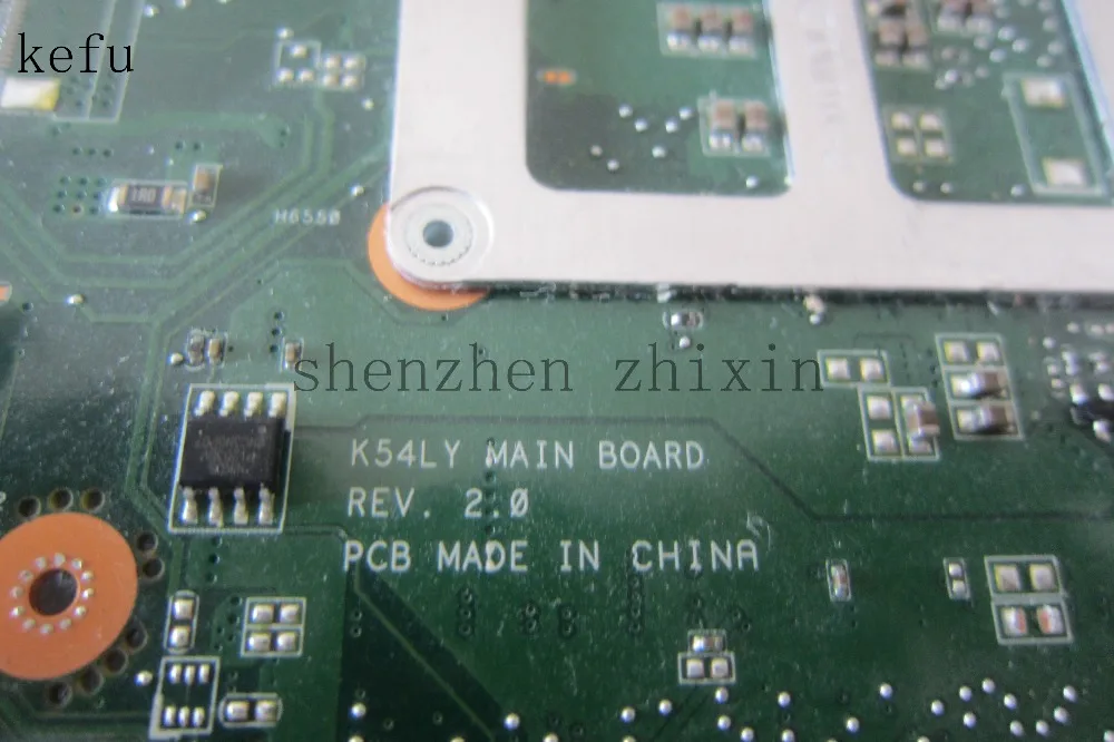 Материнская плата KEFU для ноутбука ASUS K54H X54H X54LY K54LY материнская REV: 2 0 с графическим