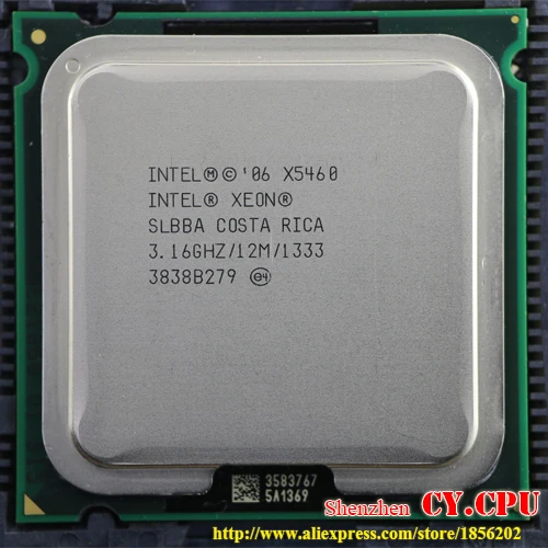 INTEL XEON X5460 3 16 GHz/12 M/1333 Mhz/cpu равный LGA775 Core 2 Quad Q9750 cpu работает на материнской плате без