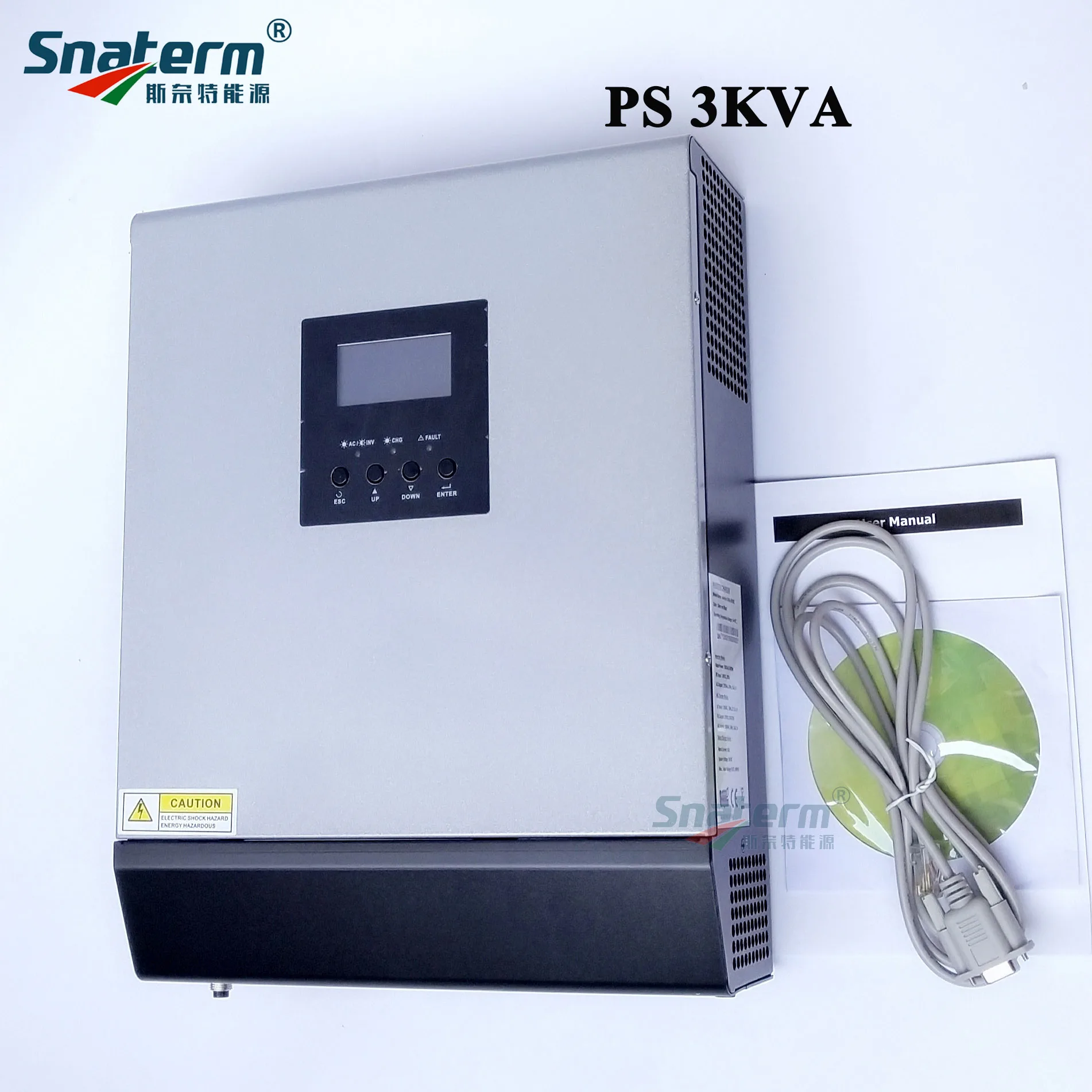 3KVA чистая синусоида гибридный солнечный инвертор Встроенный PWM 50A Солнечный