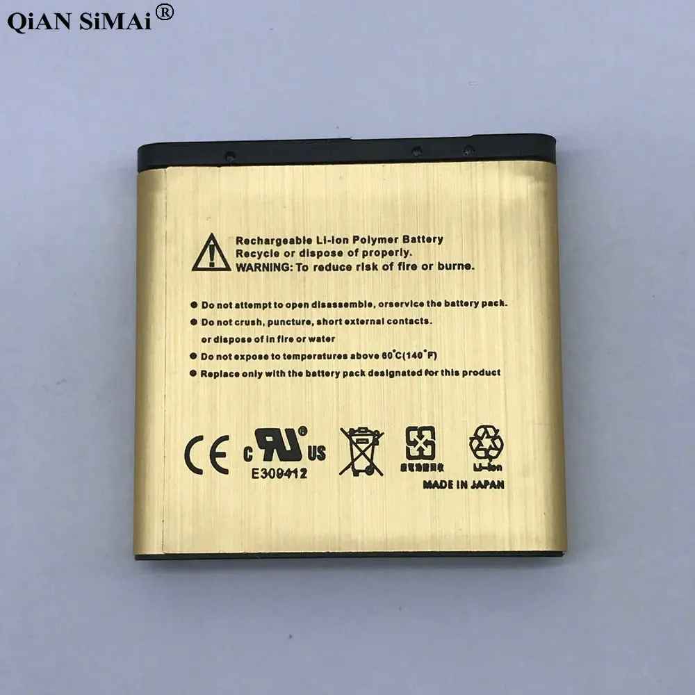 Золотой аккумулятор для Nokia N73 N77 N93 N93S 3250 6151 6233 6234 6280 6288 6290 9300I 9300 BP6M BP 6 м|battery for nokia