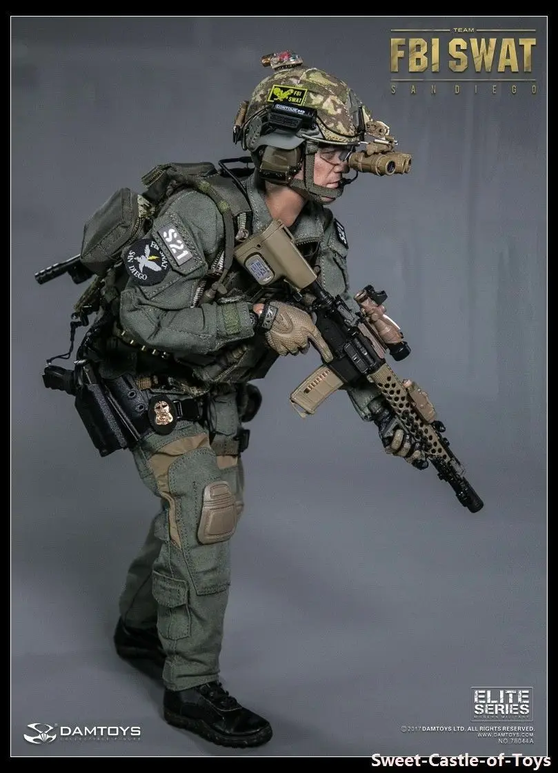 Коллекционная полноразмерная экшн фигурка модель 1:6 американская команда ФБР