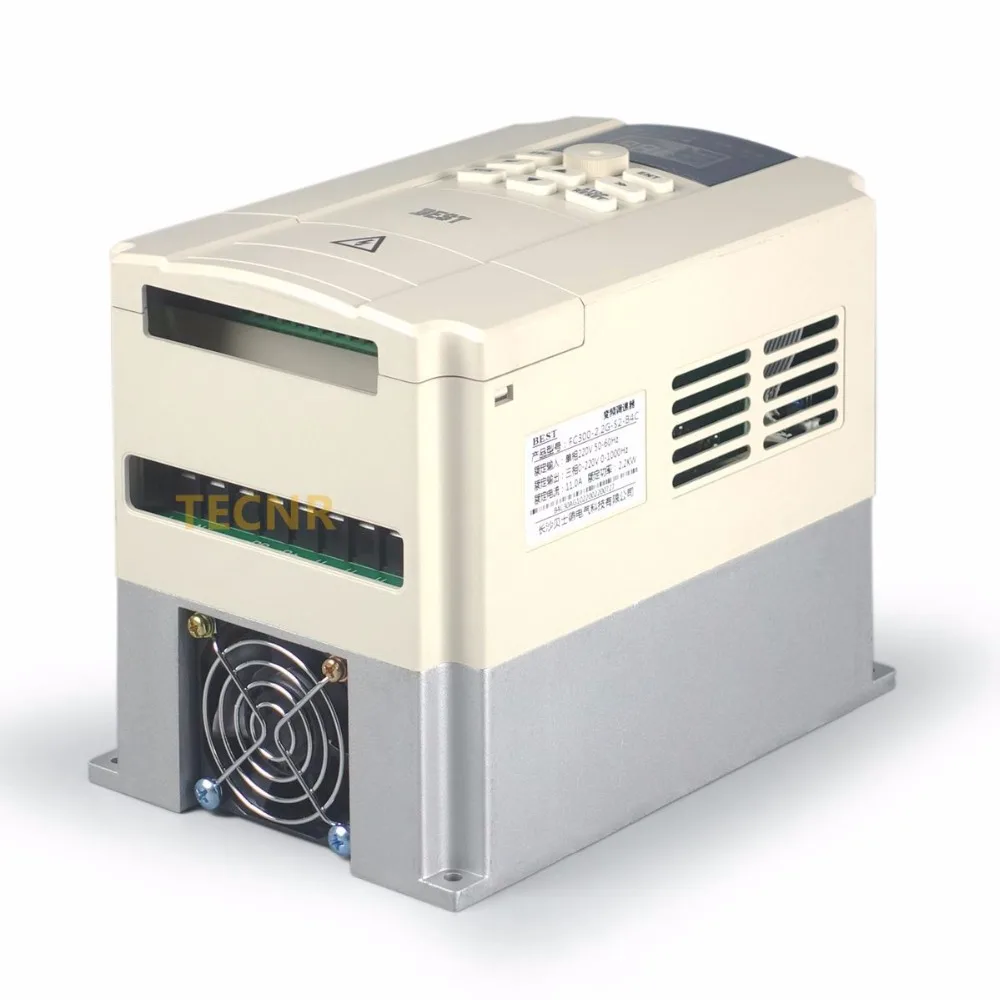 2.2kw вариабельный привод VFD инвертор 220В 380В для ЧПУ шпинделя управления скоростью