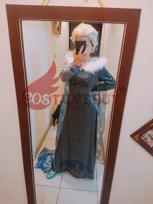 Costumebuy, костюм Олафа, платье принцессы Эльзы, платье Анны, Снежной королевы, карнавальный костюм для взрослых женщин и девочек, карнавальный костюм на Хэллоуин