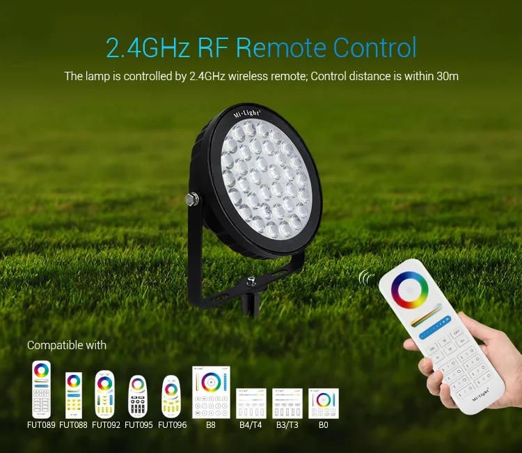 FUTC01 FUTC02 FUTC03 FUTC04 FUTC05 IP65 Водонепроницаемый 6 Вт 9 Вт 15 Вт 25 Вт RGB+ CCT светильник для газона AC 110 V-220 V DC24V открытый садовый светильник ing