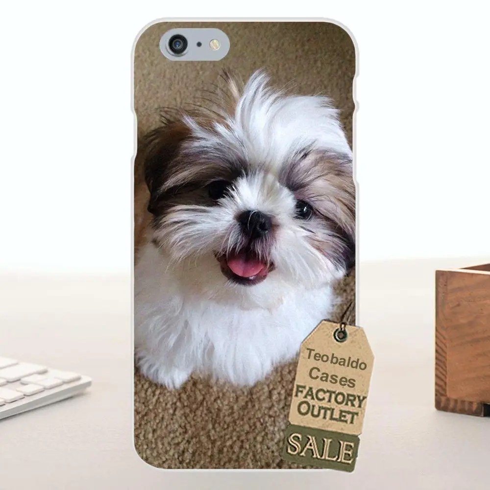 Tpwxnx Shih Tzu Puppy Dogs для Apple iPhone X 4 4S 5 5C SE 6 6S 7 8 Plus LG G4 G5 G6 K4 K7 K8 K10 TPU сотовый Чехол |