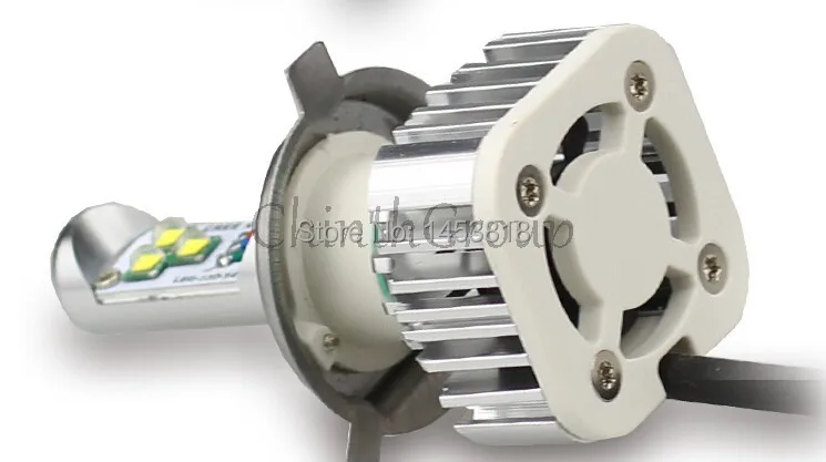 1 шт. CREE светодиодный налобный фонарь/налобный фонарь H4/H4-3/HB2/9003 белый 6000 К 30 Вт 3000LM