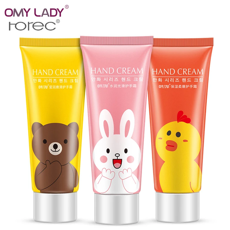 Увлажняющий мягкий мультяшный крем для рук OMY LADY HANCHAN питательный омоложение уход