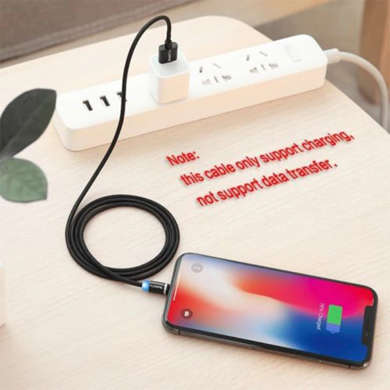 UGI 1 м 2 3 микро USB кабель для зарядки LED 360 Круглый Магнитный адаптер зарядное