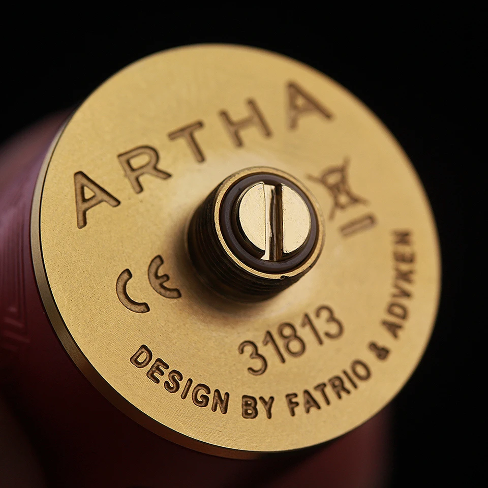 Оригинальный vape Advken Artha RDA 24 мм электронная сигарета Rebuildable Dripping Dual Post дизайн