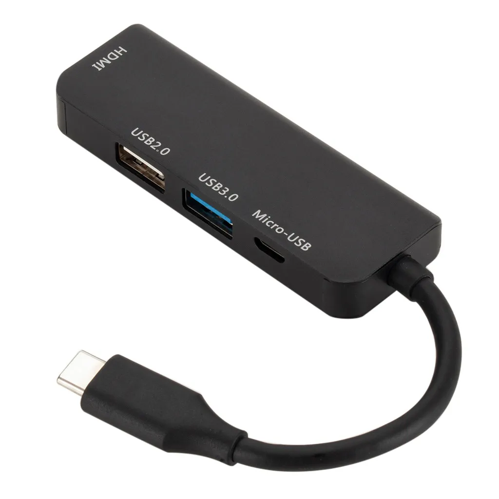 Адаптер CARPRIE Tpye C на Micro USB 3 0 2 HDMI разветвитель Thunderbolt 4 портов совместимый с MacBook Pro