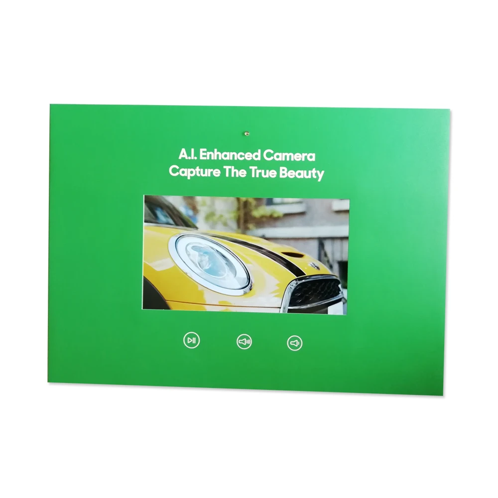 Flat video Brochure 7inch lcd pamphlet Card for Digital Advertising Player Screen booklet Commercial display sell well | Электроника