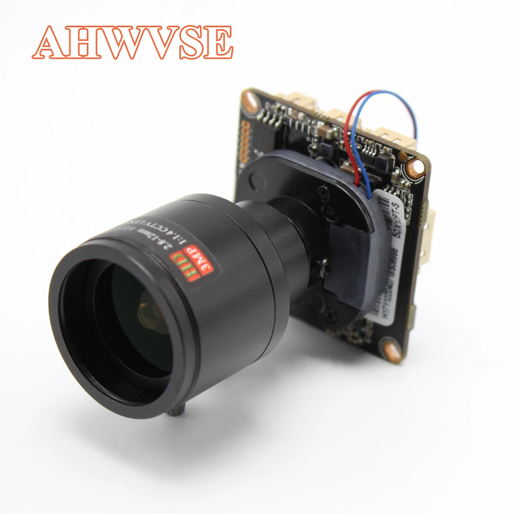 

AHWVE DIY Wide View 2.8-12mm Lens 1080P 2MP IP Camera module Board with IRCUT RJ45 Cable ONVIF H264 Mobile APP XMEYE