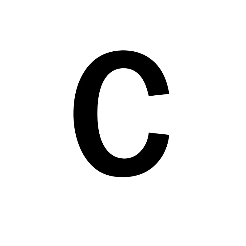 Унисекс, золото, серебро, цвет, A-Z, 26 букв, первоначальное имя, кольца для мужчин и женщин, геометрический сплав, креативные кольца на палец, ювелирные изделия - Цвет основного камня: C