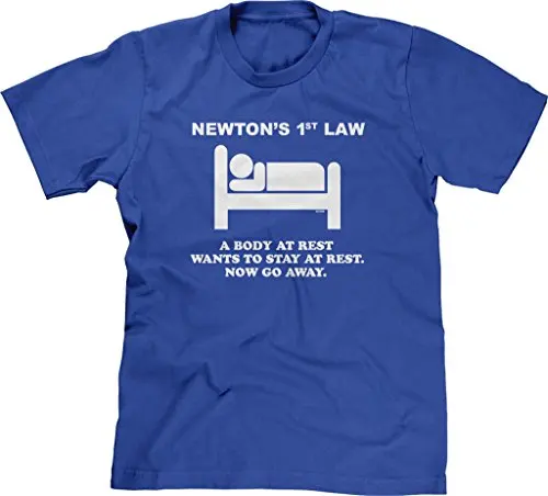 Мужская Футболка первый Закон ньютона А Теперь Уходите|men t-shirt|t-shirt ment-shirt t-shirt |