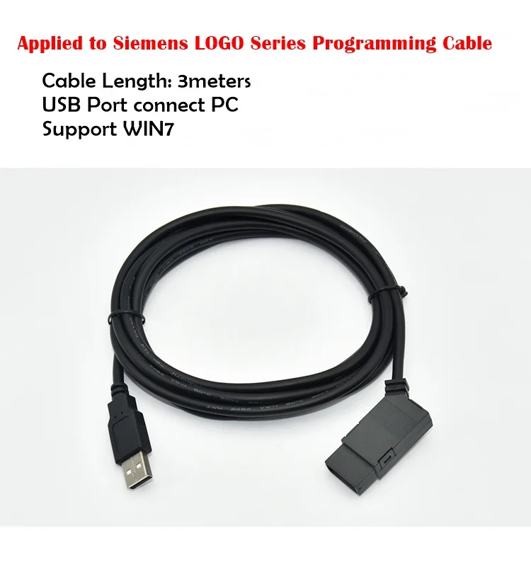 USB-LOGO изолированный для Siemens LOGO Series PLC программируемый кабель логотип! Usb-кабель RS232 кабель логотип PC-CABLE PC-6ED1057-1AA01-0BA0