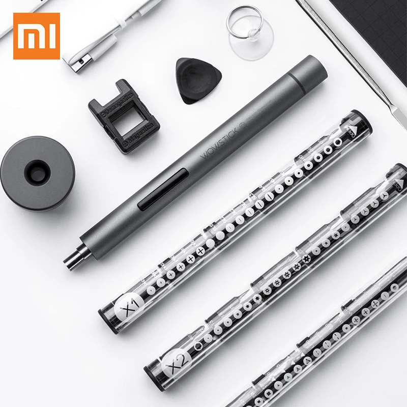 Оригинальный Xiaomi Wowstick 1F + модернизированная электрическая отвертка 56 бит