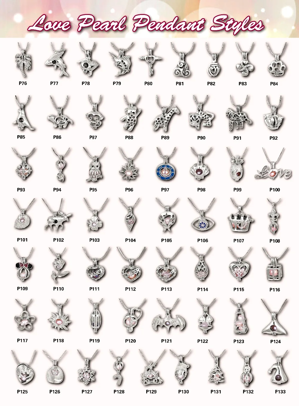 18kgp кулоны с жемчужной клеткой модный Ловец снов жемчужные бусы жемчугом