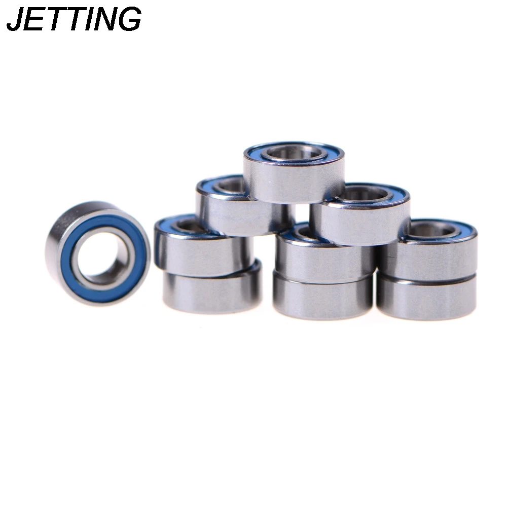 JETTING 10 шт. 5x10x4 мм Стандартные Миниатюрные шарикоподшипники резиновый герметичный