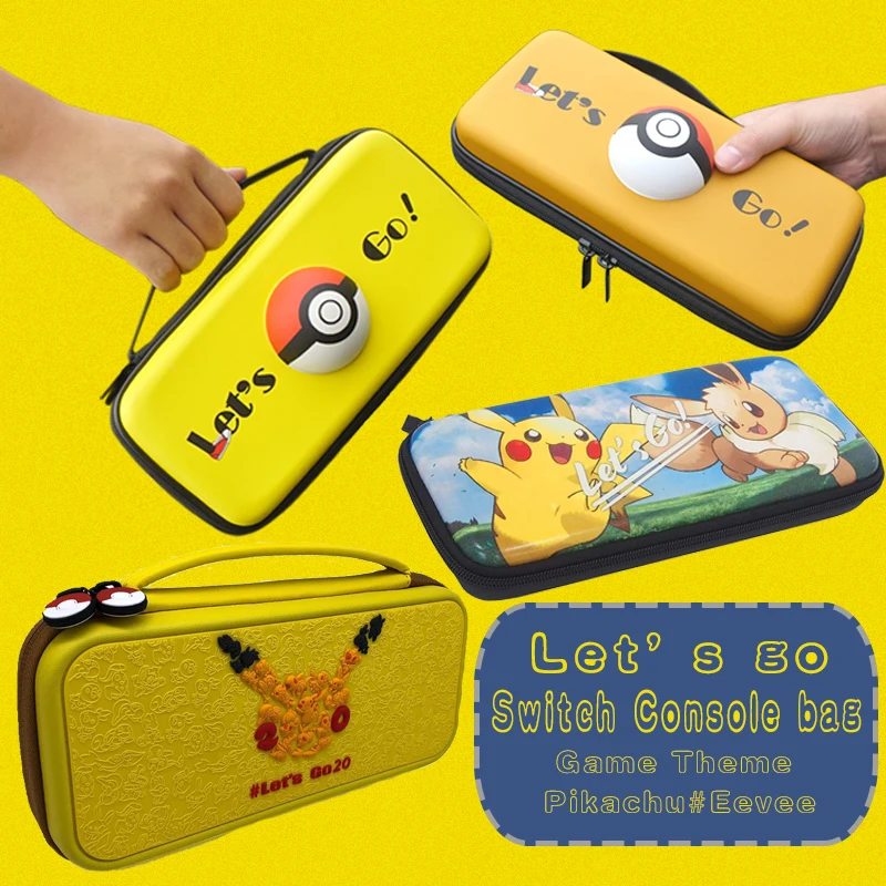 Для Nintendo Switch Console сумка для хранения упаковки игра Let's go Pika Eevee NS Switch дорожный держатель Чехол Сумочка чехол
