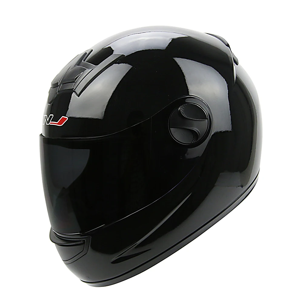 Bright BK Lense HNJ мотоциклетный шлем для мотокросса Capacete Casco Moto шлемы для мотоциклистов для езды на мотоцикле гоночные шлемы для мотоциклистов - Цвет: Bright BK Lense